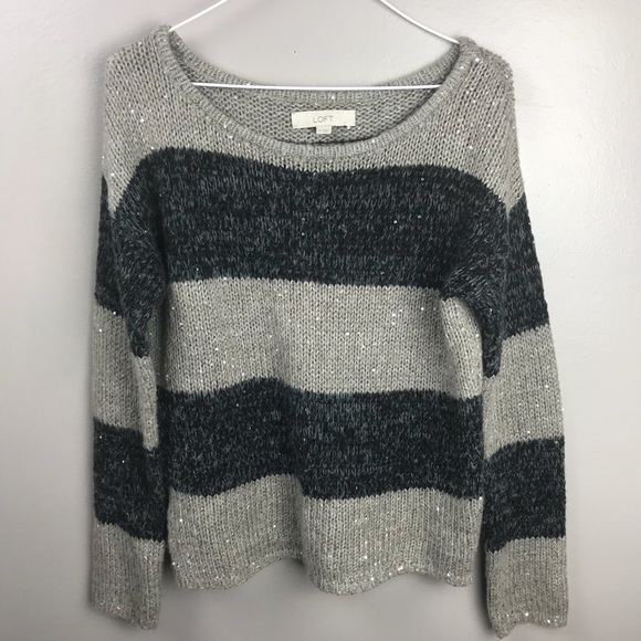 Ann Taylor LOFT Striped Sweater Size Medium - Picture 3 of 8